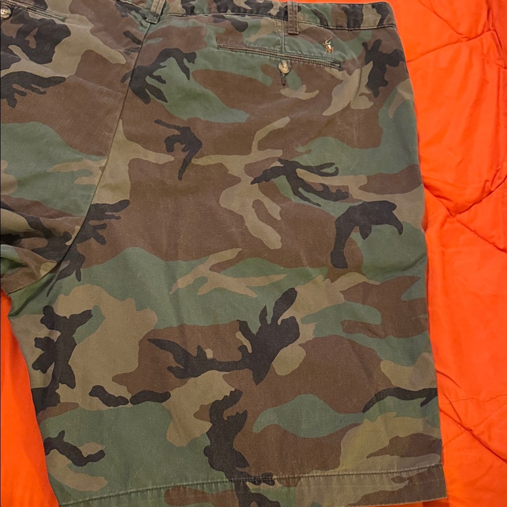 Polo by Ralph Lauren Men's Green Camouflage Shorts - Picture 15 of 16